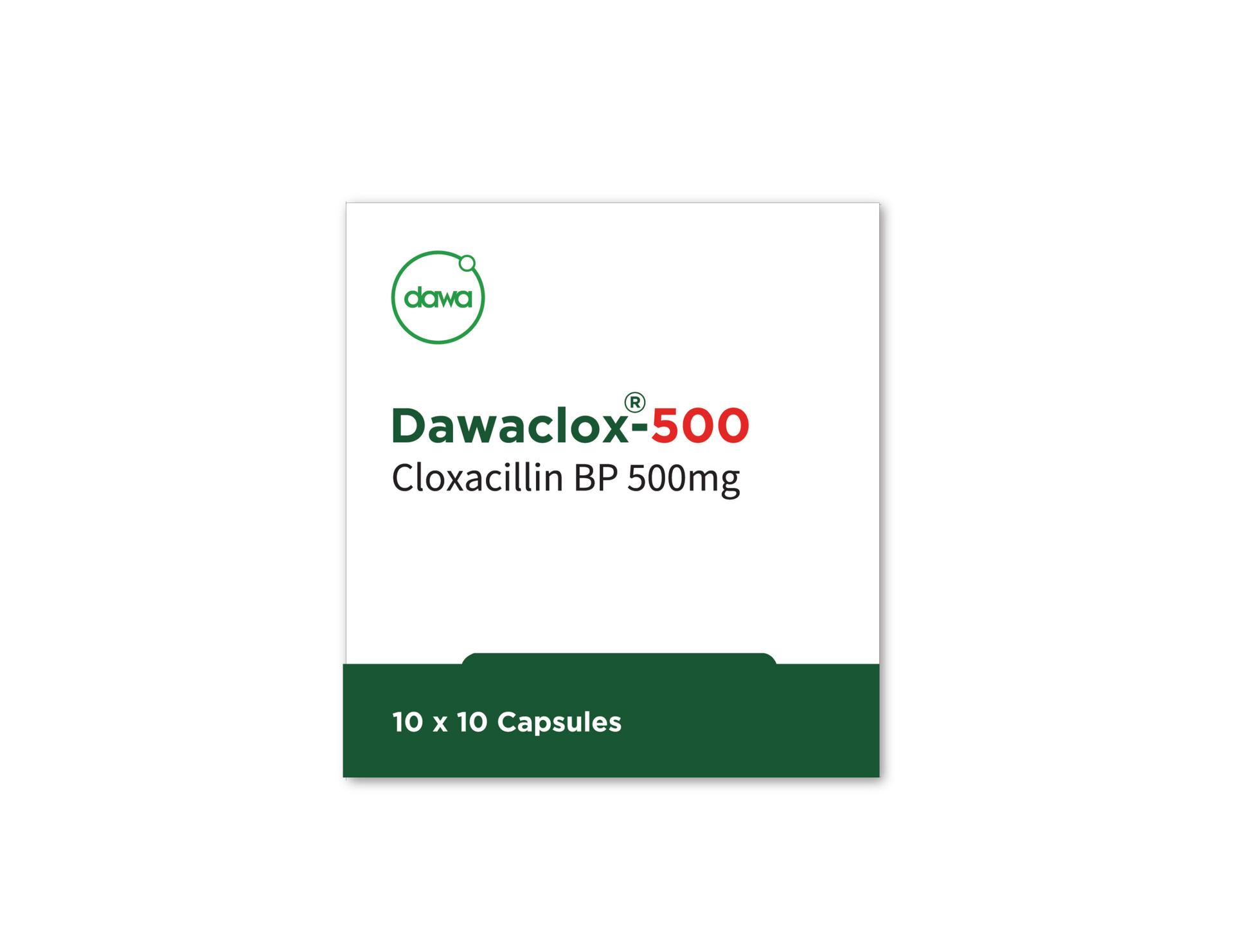 Dawaclox 500mg Capsules