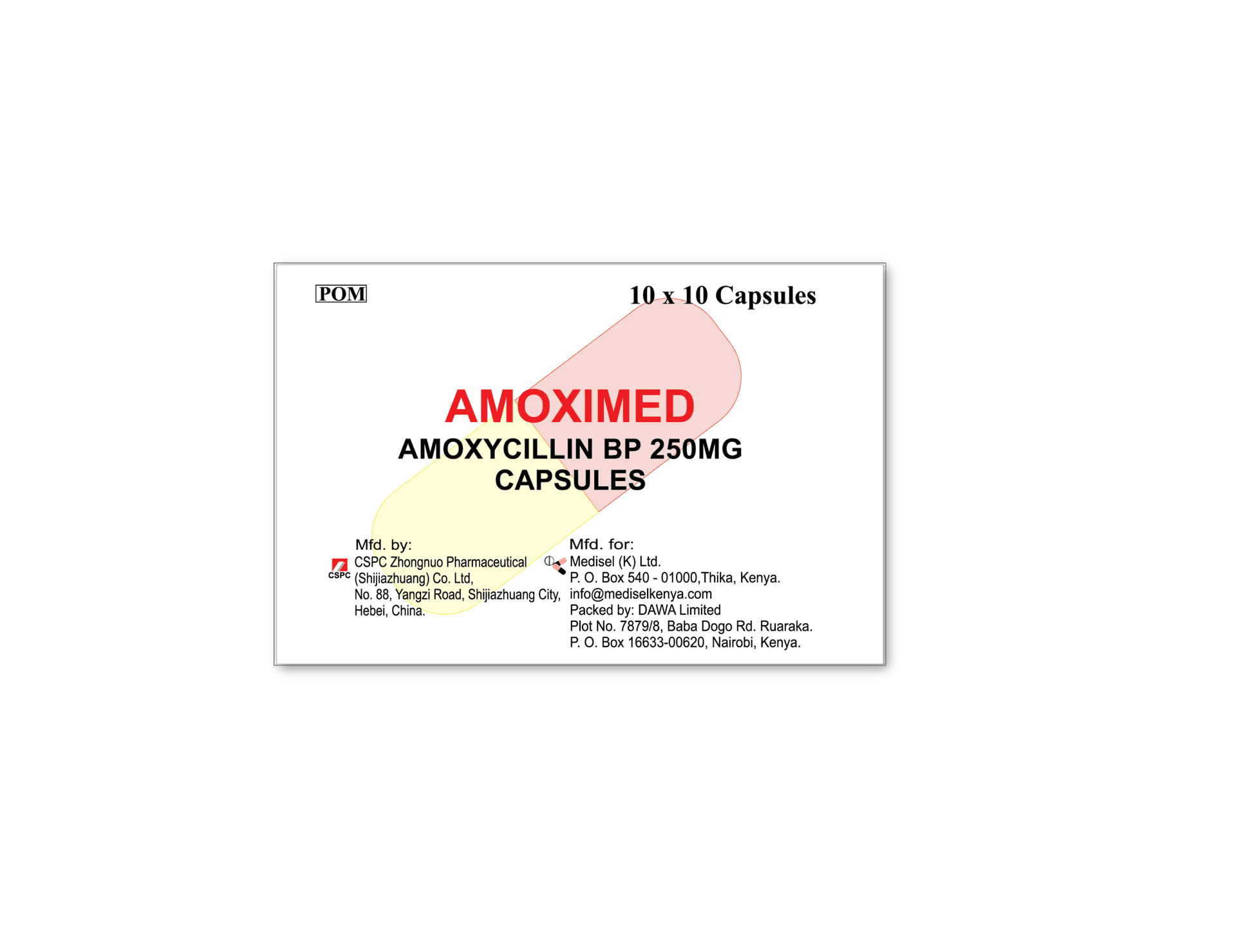 Amoximed 250mg Capsules