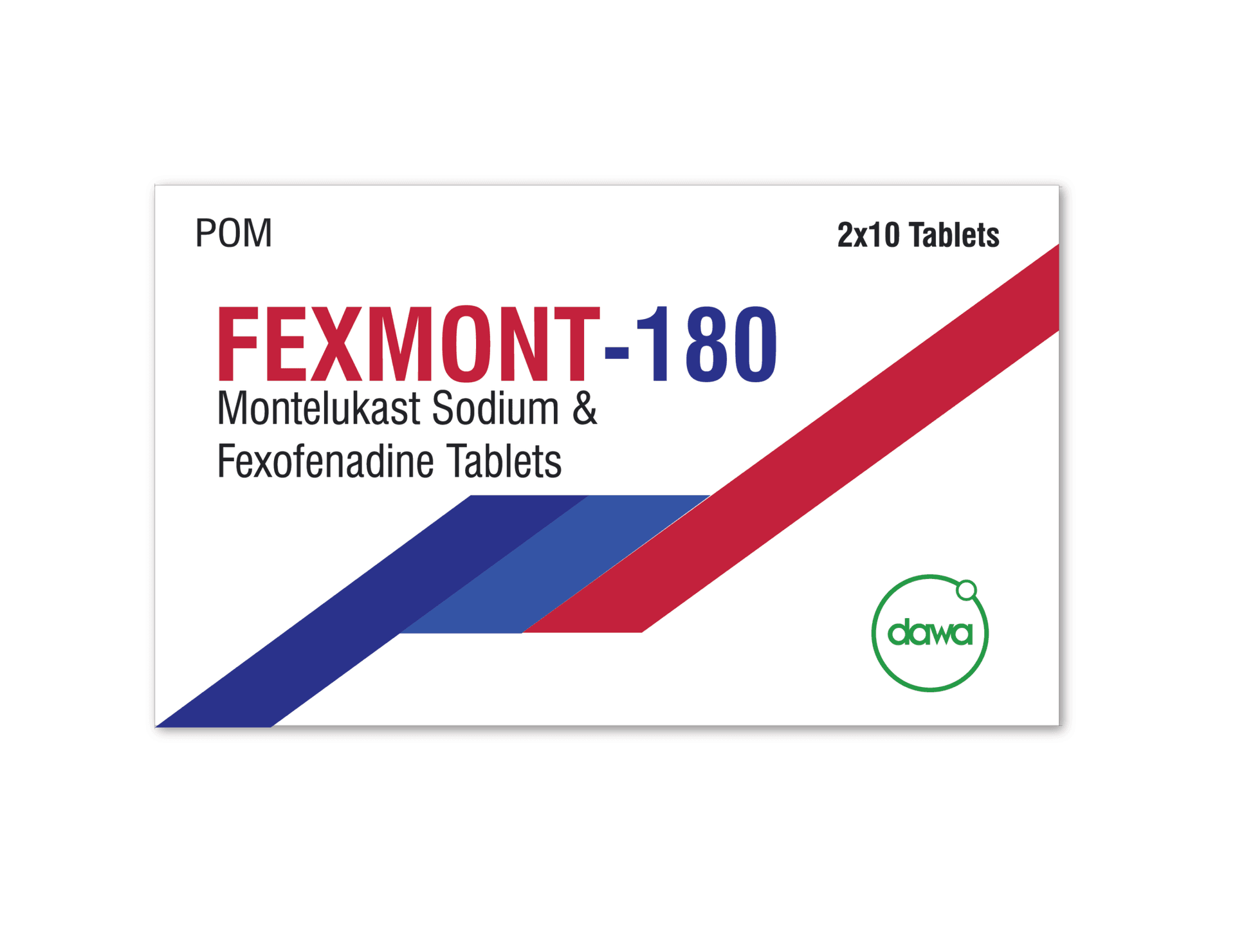 Fexmont 180mg Tablets