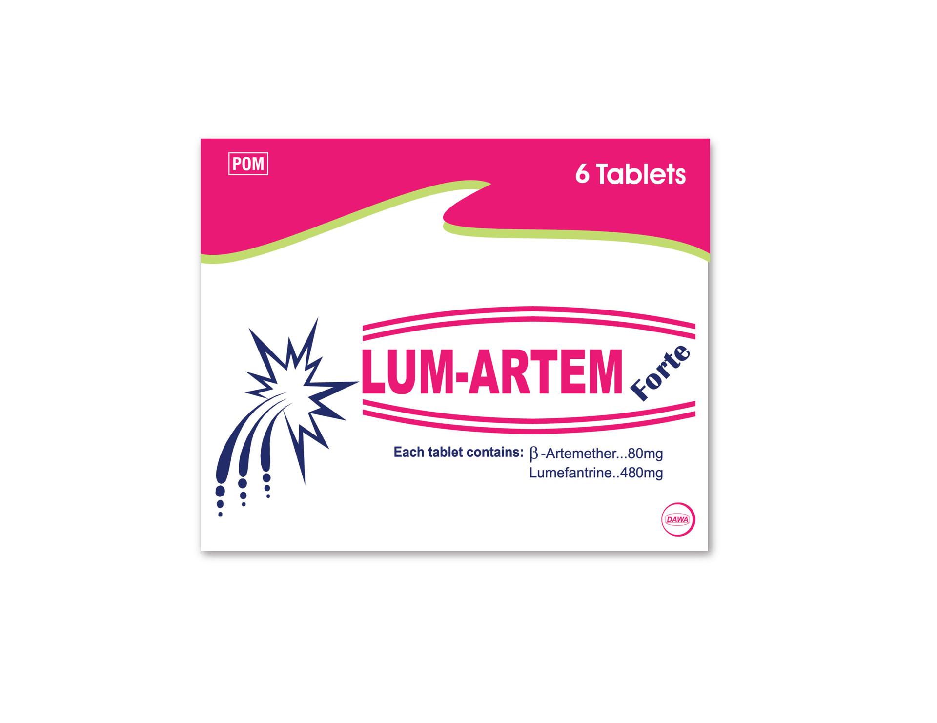 Lum-Artem Forte 80/480mg Tablets