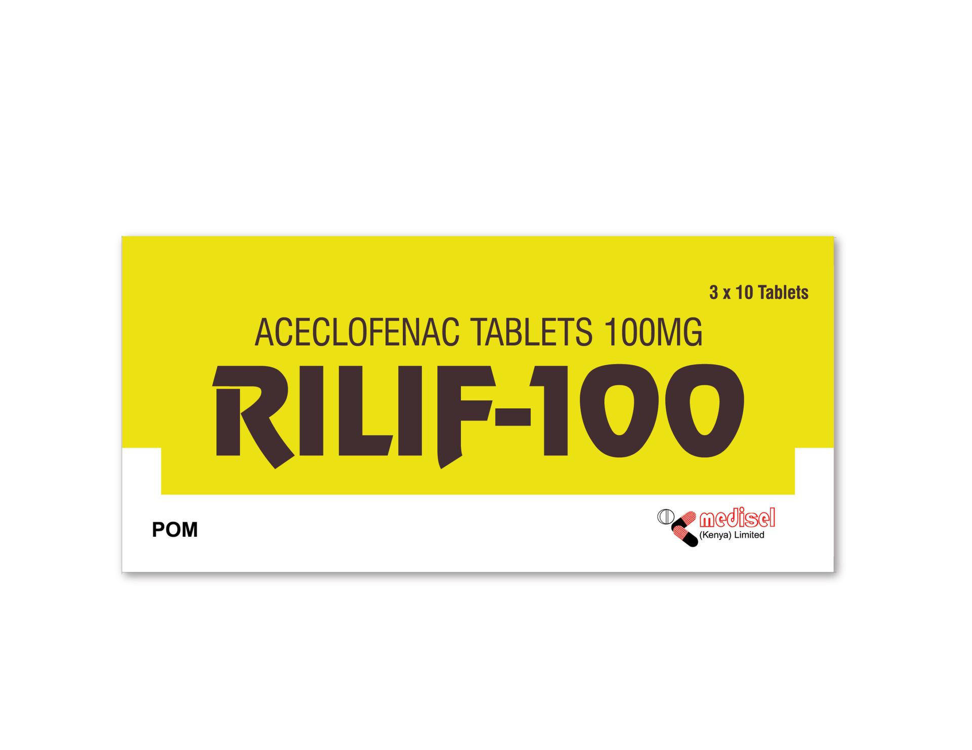 Rilif 100mg Tablets