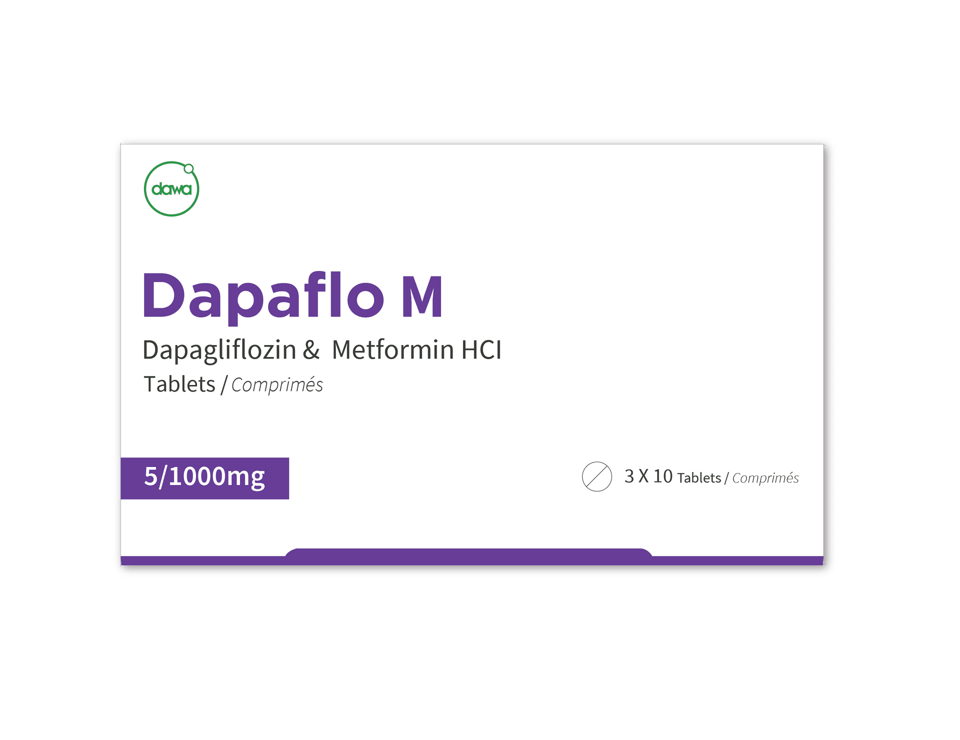 Dapaflo M 5/1000mg Tablets