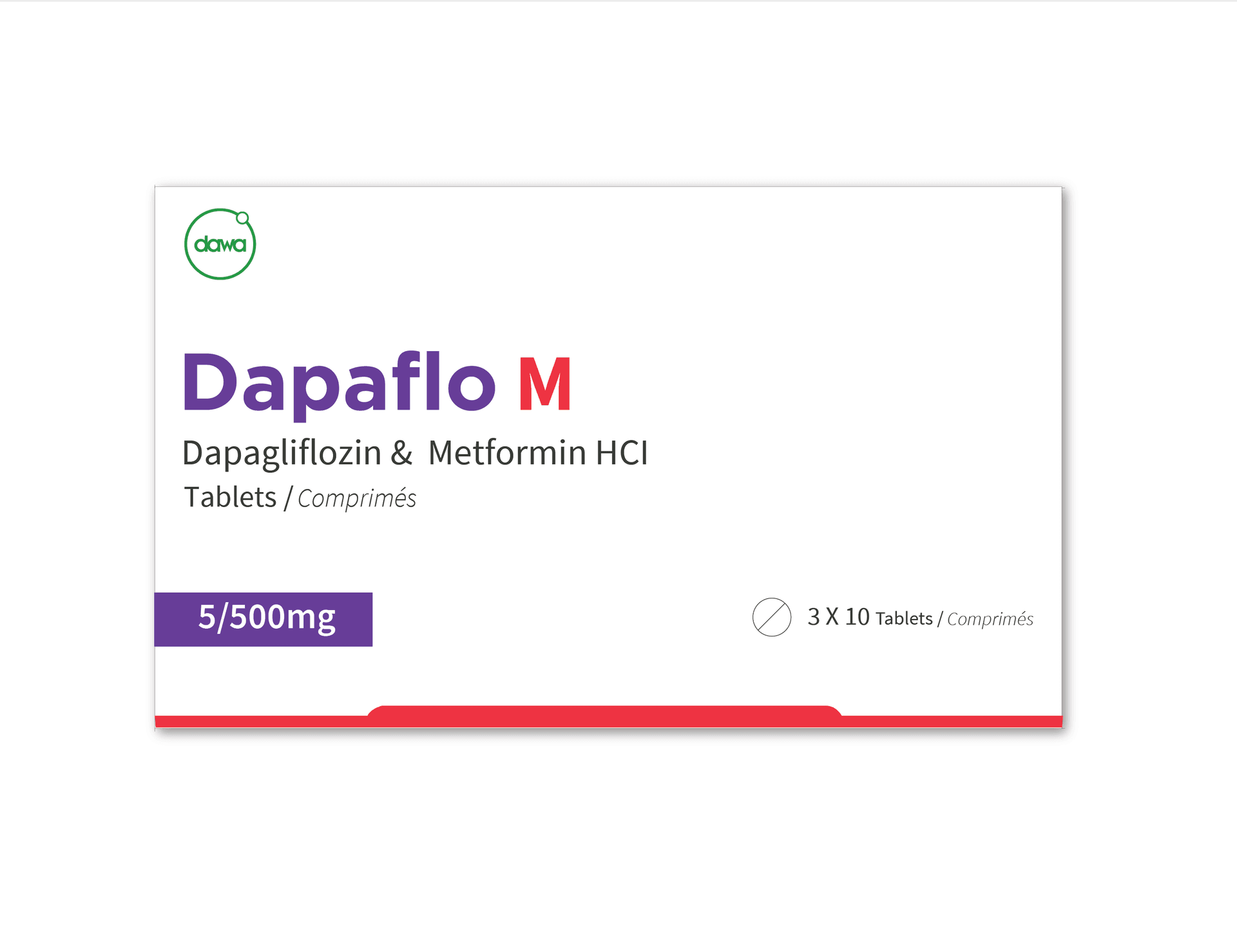 Dapaflo M 5/500mg Tablets