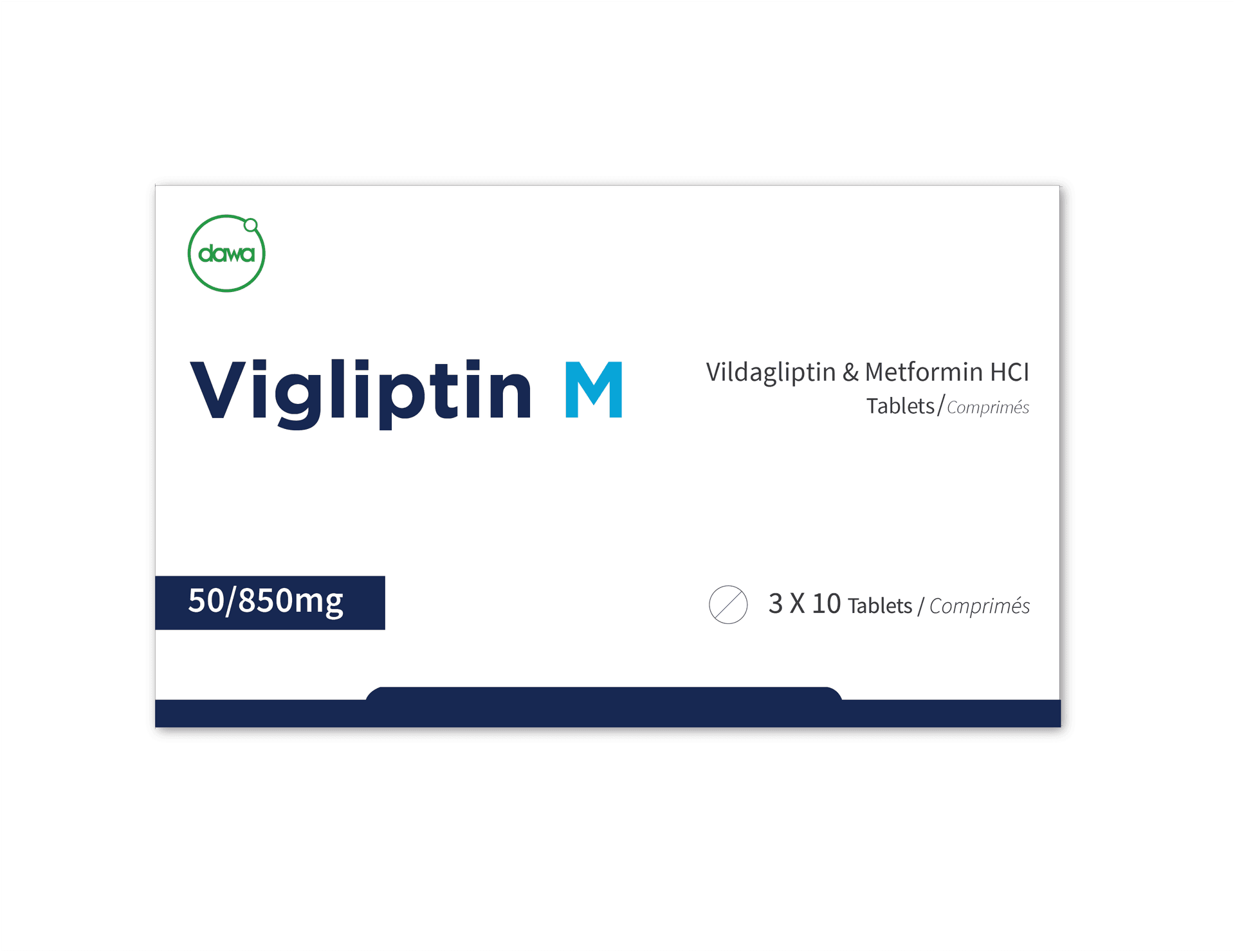 Vigliptin M 50/850mg Tablets