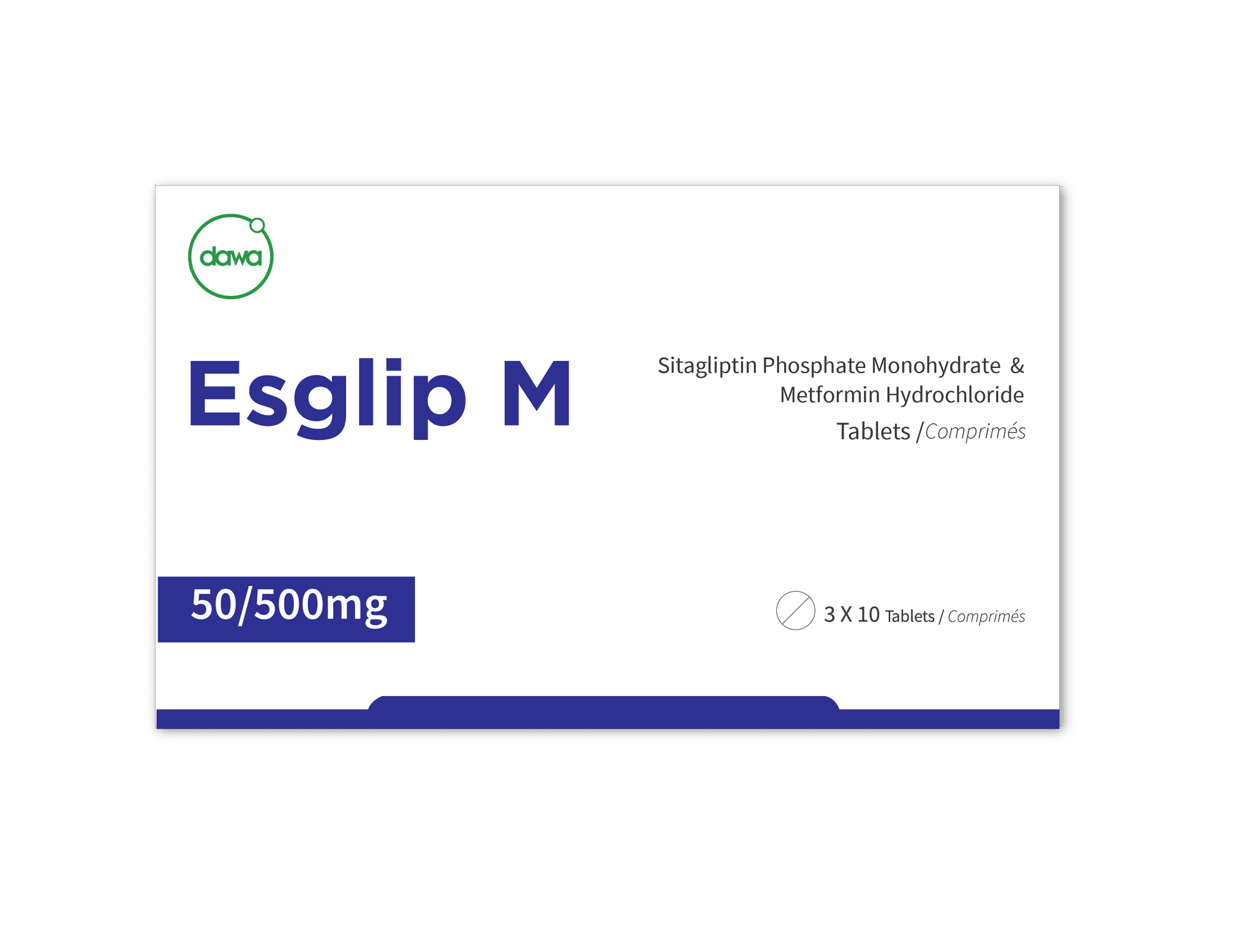 Esglip M 50/500mg Tablets